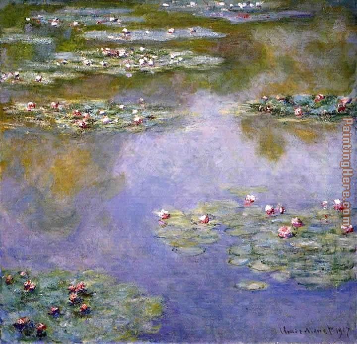 Water-Lilies 07 painting - Claude Monet Water-Lilies 07 art painting